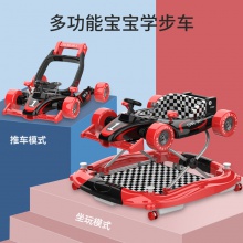婴儿学步车 防O型腿宝宝助步车 益智灯光音乐三合一学步车
