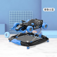 婴儿学步车 防O型腿宝宝助步车 益智灯光音乐三合一学步车