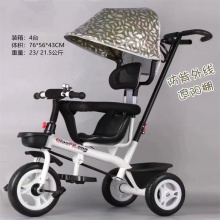 大号软座儿童三轮车脚踏车1-3-5岁轻便婴儿推车自行车宝宝单车