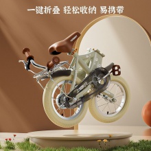 新款儿童自行车女孩2-3-6-8-9-10岁男女童车小孩折叠脚踏单车