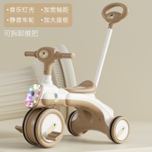 新款手推车儿童三轮车2-5岁男孩女孩可脚蹬宝宝平衡车学步溜溜车