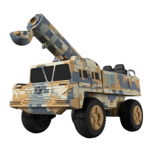 儿童电动车四驱可坐人装甲车东风—41男女小孩导弹车可发射炮弹