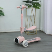 儿童玩具带灯自平衡电动滑板车库存脚踏滑板车儿童幼儿踢滑板车