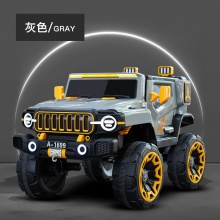 儿童电动车四驱遥控越野车男女 儿童电动汽车 可坐大人亲子玩具车