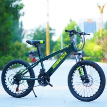 山地车自行车减震碟刹变速20/22/24/26寸学生山地车一体轮减震