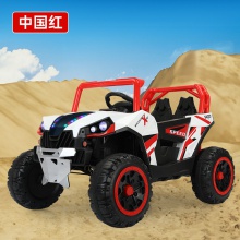 新款儿童电动车四轮越野车双坐遥控男女小孩充电玩具童车汽车