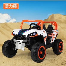 新款儿童电动车四轮越野车双坐遥控男女小孩充电玩具童车汽车