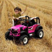 新款儿童玩具儿童拖拉机电动车四轮汽车男女宝宝小孩玩具车可坐人