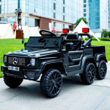 四轮汽车宝宝玩具车 可坐大人男女孩遥控越野车 双人儿童电动车