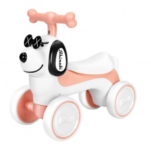 儿童滑行车无脚踏平衡车小狗四轮幼儿小孩扭扭车音乐灯光