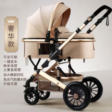 高景观婴儿手推车可坐可躺折叠四季通用宝宝推车四轮避震儿童bb车
