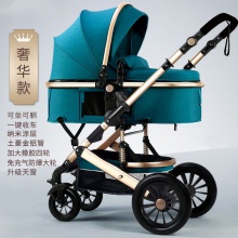 高景观婴儿手推车可坐可躺折叠四季通用宝宝推车四轮避震儿童bb车
