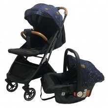 轻便新生婴儿推车折叠可躺可坐简易车载提篮式安全座椅四三合一体