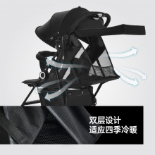 双向婴儿推车可坐可躺便携式婴儿车宝宝轻便折叠旅行童车