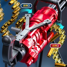 M249黄金加特林大号手自一体电动连发儿童玩具男孩软弹冲锋枪