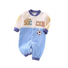 宝宝秋冬连体衣无骨双面加绒新生儿衣服哈衣婴儿爬服童装