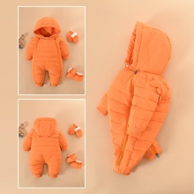 新生婴儿衣服秋冬套装羽绒服冬季女宝宝连体衣外出抱衣洋气冬装