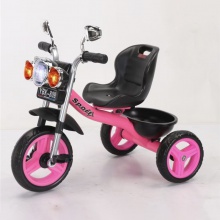 儿童脚踏三轮车带后兜小孩脚踏自行车遛娃小孩三轮自行车婴儿童车