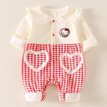 婴儿衣服春装外出服外套女宝宝春季公主连体衣春秋外穿洋气爬爬服