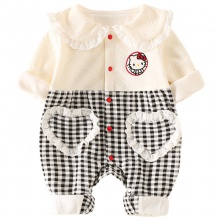 婴儿衣服春装外出服外套女宝宝春季公主连体衣春秋外穿洋气爬爬服