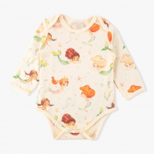 欧美风长袖包屁衣信封领连体衣婴儿春秋可爱爬爬服女宝宝网红