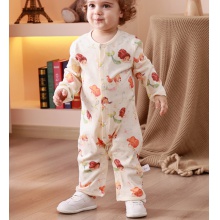 北欧风婴儿连体衣男女宝宝哈衣儿童长袖春秋爬爬服欧美网红