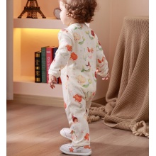 北欧风婴儿连体衣男女宝宝哈衣儿童长袖春秋爬爬服欧美网红