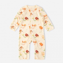 北欧风婴儿连体衣男女宝宝哈衣儿童长袖春秋爬爬服欧美网红