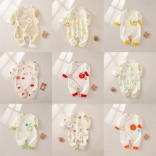 宝宝衣服新生儿连体衣婴儿童装哈衣春夏秋纯棉夏季Aa类爬 服空调服