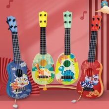 抖音爆款儿童尤克里里玩具吉他国潮风醒狮吉他早教幼儿园乐器玩具
