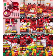 厂家直供儿童过家家仿真厨房玩具女孩烘焙迷你餐具套装切切乐