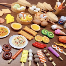 儿童过家家厨房玩具宝宝早点仿真食物蒸小笼包子男孩女孩做饭套装