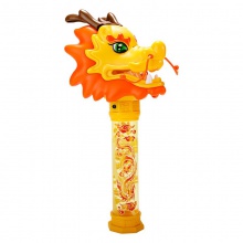 舞龙泡泡机儿童手持泡泡棒全自动电动灯光网红爆款新年吹泡泡玩具