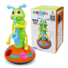 网红唱歌跳舞电动扭扭虫万向毛毛虫小宝宝儿童男女孩早教益智玩具