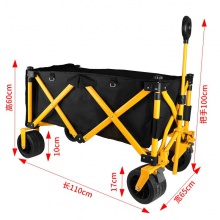 轻便露营推车营地拖车户外折叠小推车钓鱼野营手拉车野餐车桌板
