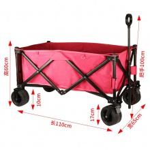 轻便露营推车营地拖车户外折叠小推车钓鱼野营手拉车野餐车桌板
