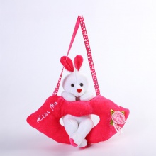 小兔子组合 公仔毛绒玩具 可爱玩偶生日礼物 毛绒兔子玩具