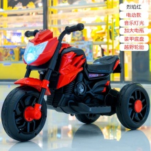 儿童电动摩托车可坐可骑充电三轮车1-5岁男女孩骑行电瓶车玩具车