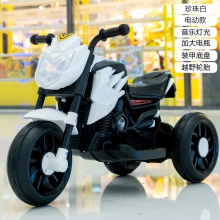 儿童电动摩托车可坐可骑充电三轮车1-5岁男女孩骑行电瓶车玩具车