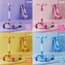 滑板车儿童1-3-6-12岁三合一小宝宝可坐可滑男孩女宝公主款溜溜车