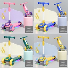 儿童滑板车1-2-3-4-6-8岁可坐可滑三合一男女宝宝滑行车可折叠
