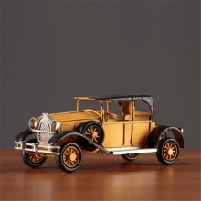复古怀旧老式汽车老爷车模型摆件家居桌面客厅酒柜装饰品小工艺品