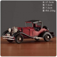 复古怀旧老式汽车老爷车模型摆件家居桌面客厅酒柜装饰品小工艺品