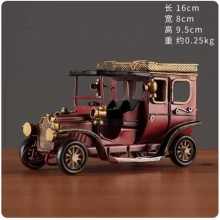 复古怀旧老式汽车老爷车模型摆件家居桌面客厅酒柜装饰品小工艺品