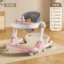婴儿多功能防侧翻学步车预防O型腿一键折叠手推助步车婴儿学步车