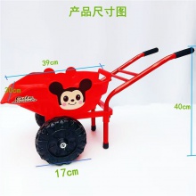 儿童过家家玩具推土车大号沙滩小推车双轮翻斗工程车2-6岁加