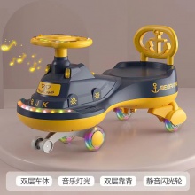儿童扭扭车1-8岁小孩摇摆车万向轮防侧翻音乐滑行溜溜车