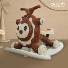 新款四合一婴儿学步车 防O型腿DUO功能儿童助步车防侧翻宝宝摇马