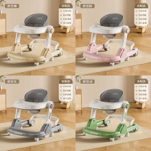 学步车防o型腿婴儿多功能防侧翻手推车宝宝可坐可推学行车起步车