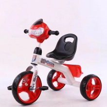 耐用的金属框架婴儿三轮车轻音乐平衡自行车三轮车头灯三轮车